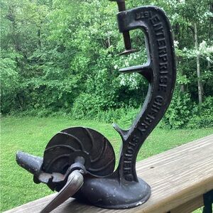 Antique Cast Iron Cherry Pitter/Stoner Enterprise MFG CO Philadelphia